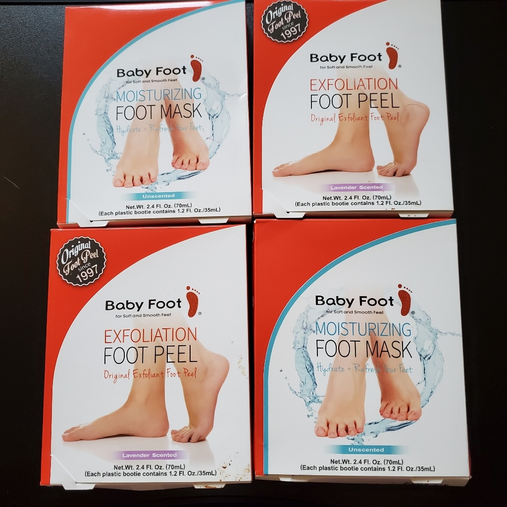 Moisturizing and exfoliation foot mask